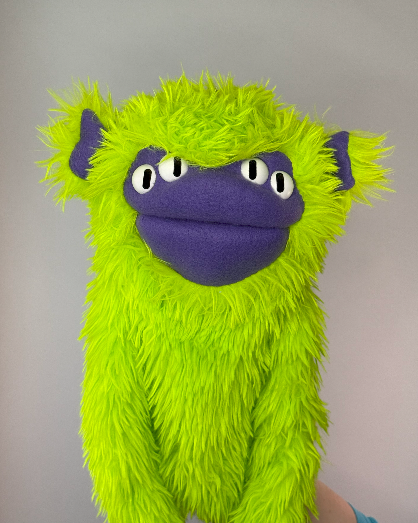 Cubebert-Lime Green & Purple