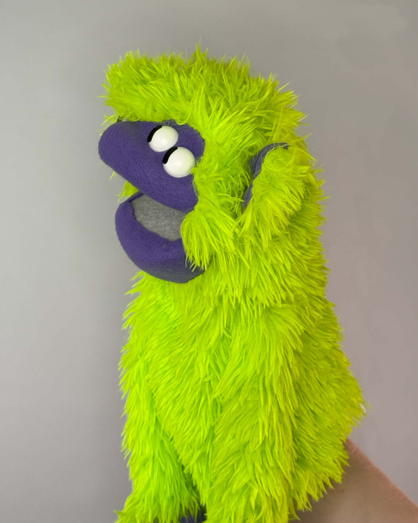 Cubebert-Lime Green & Purple