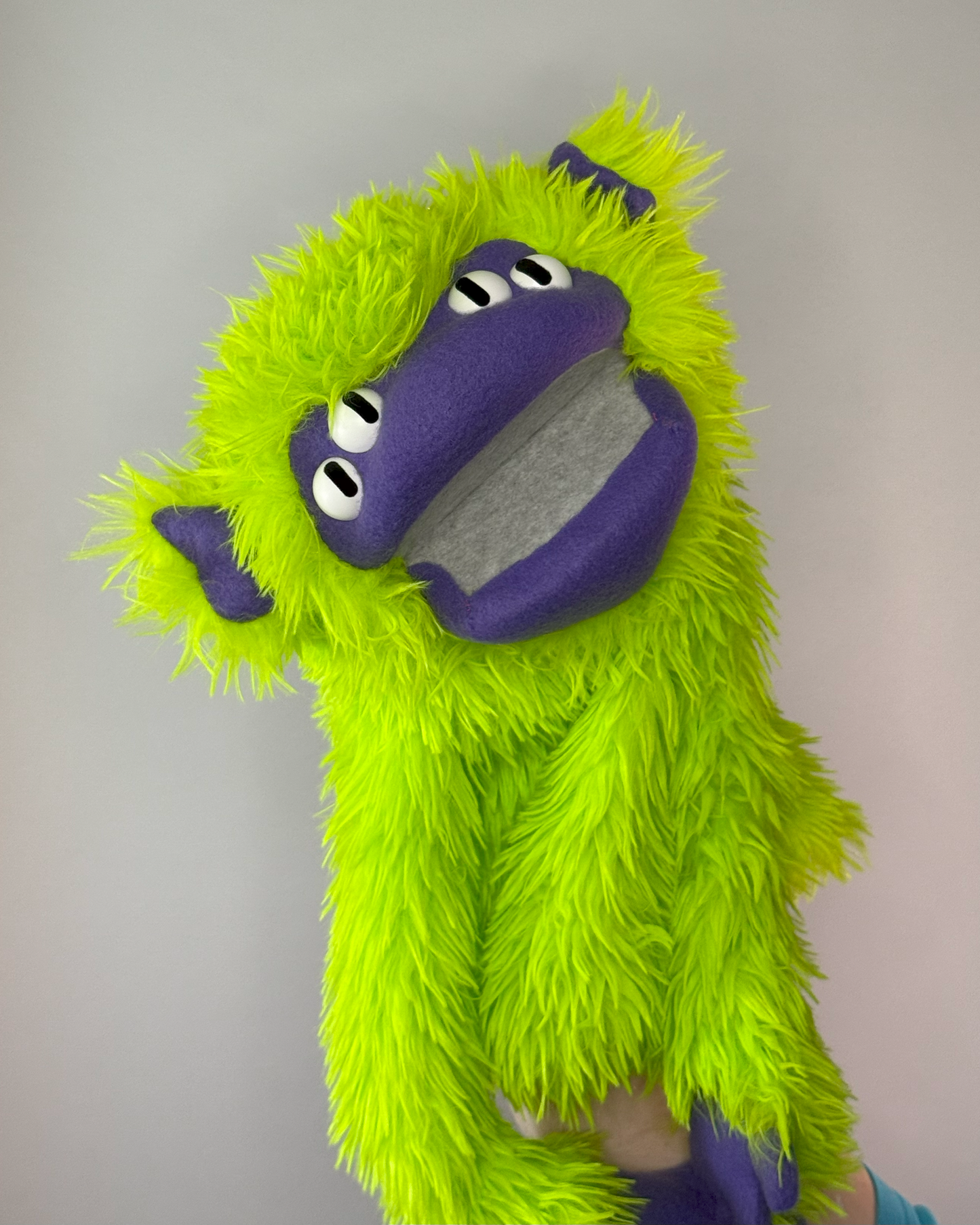 Cubebert-Lime Green & Purple
