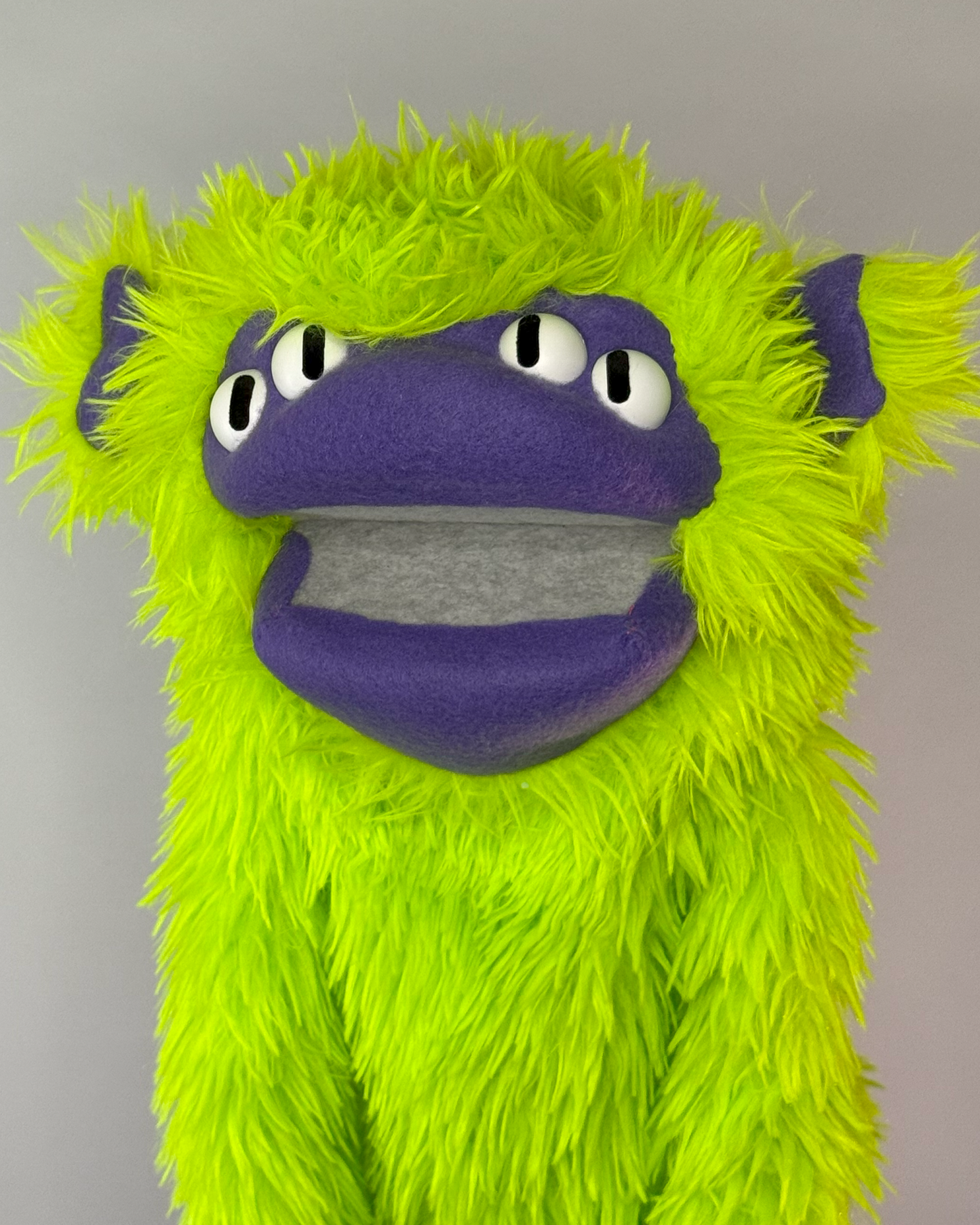Cubebert-Lime Green & Purple